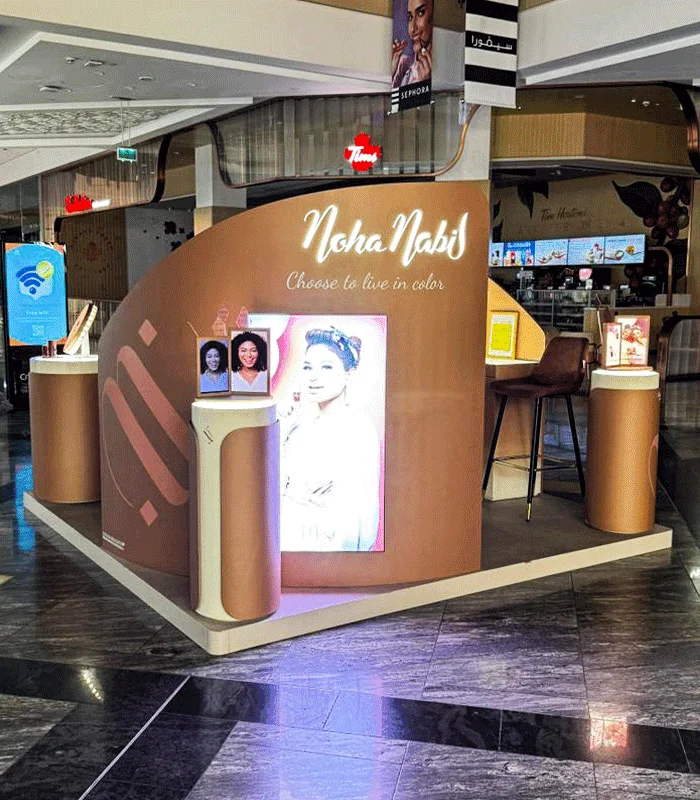 Custom kiosk for retail in Dubai, UAE